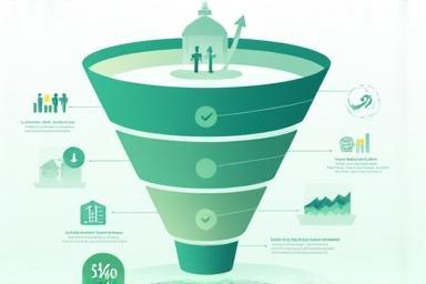 Image representing marketing funnel optimization with increased conversion rates.